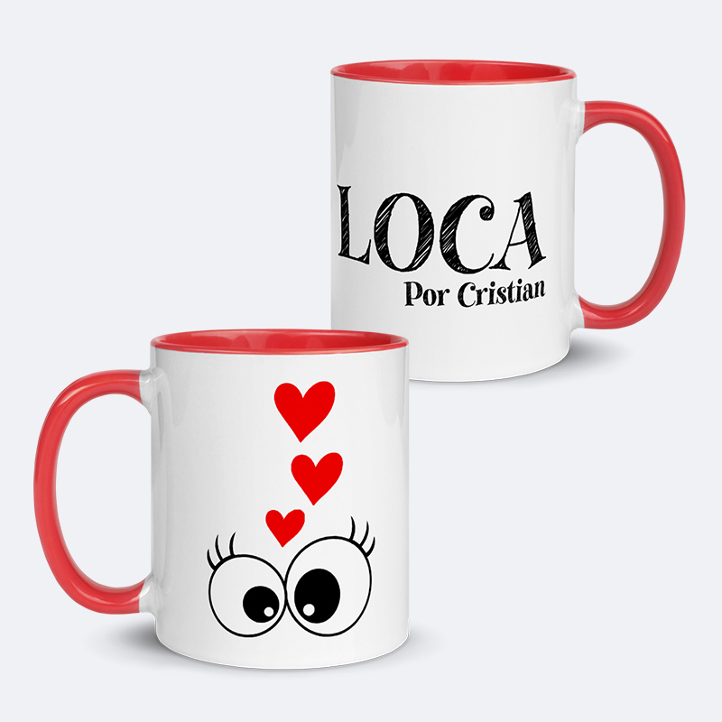 Set căni personalizate pentru cupluri LOCA - imagine 2